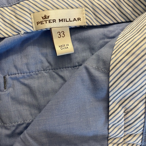 Peter Millar Shorts size 33 navy/paisley - Picture 3 of 3